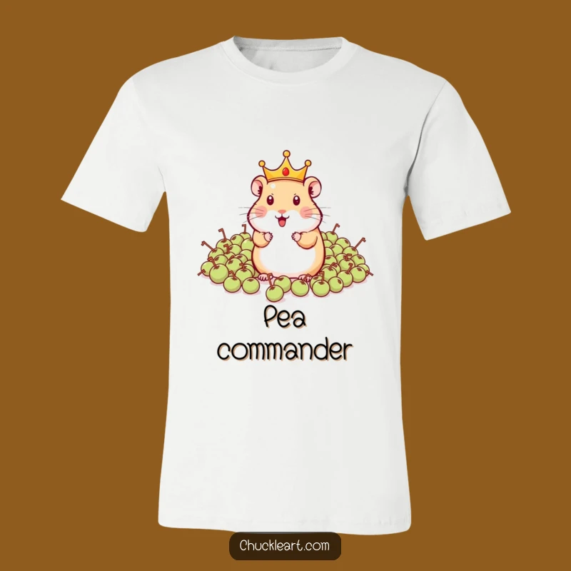 Funny Hamster King T-Shirt: Command Your Day with Rodent Reign