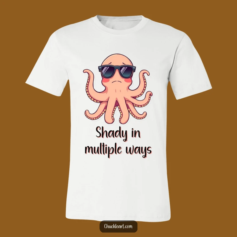 Funny Octopus Sunglasses T-Shirt: Rock Your Inner Cool with Tentacle Trouble