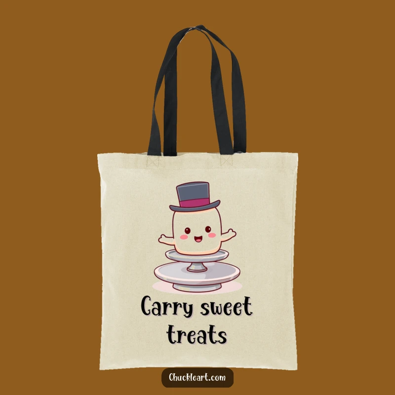 Funny Marshmallow Tote Bag: Hilarious Balancing Act for Everyday Carry