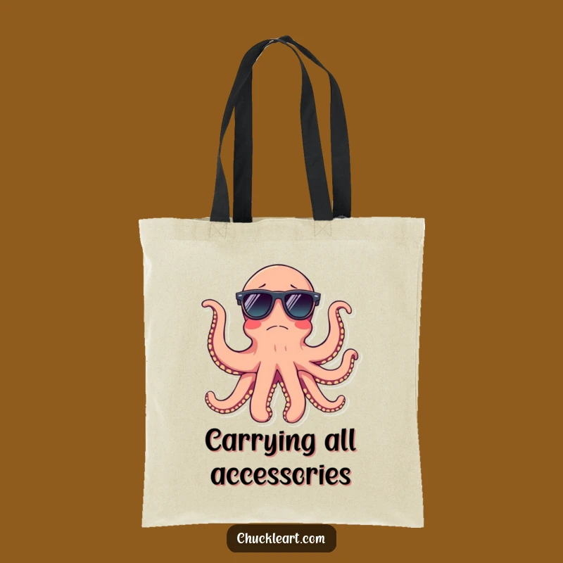 Funny Octopus Sunglasses Tote Bag: Carry Your Coolness (and Everything Else)