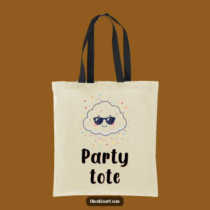 Funny Giggling Cloud Tote Bag: Carry Your Laughs with This Hilarious Accessory
