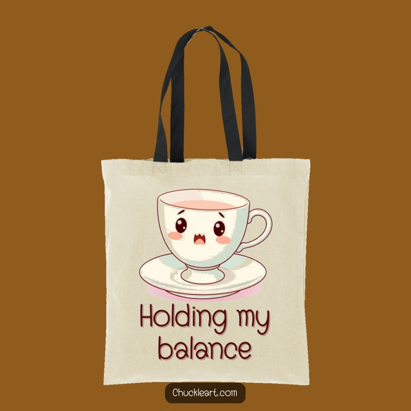 Funny Spinning Teacup Tote Bag: Carry Your Whimsy with Style