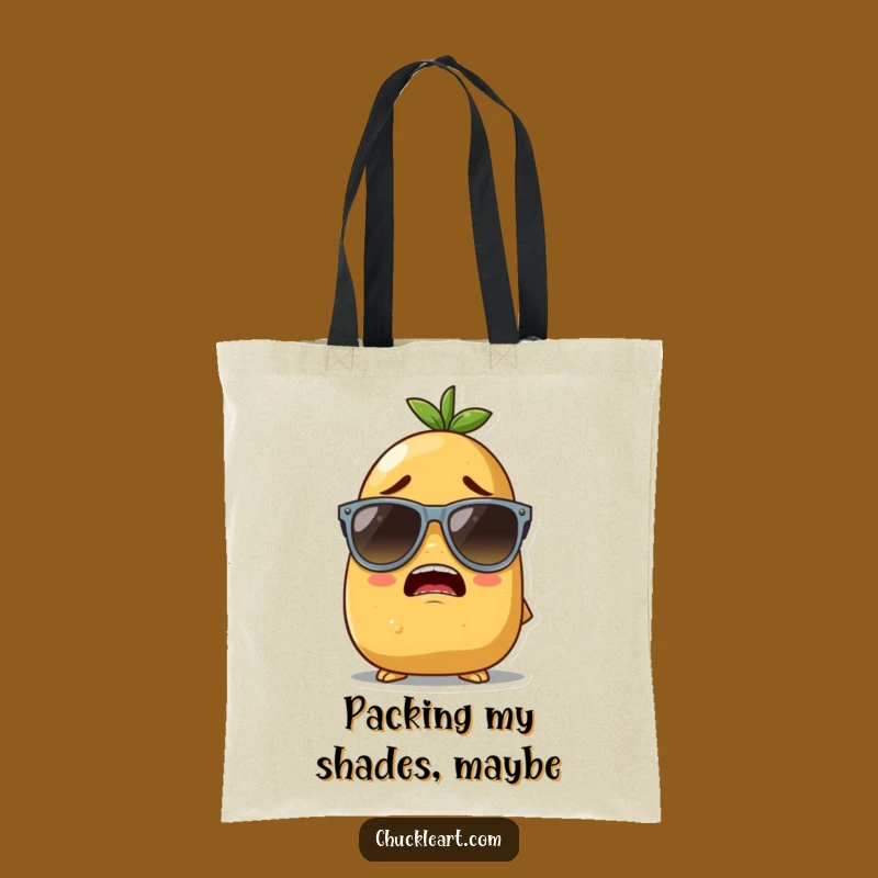 Funny Potato Sunglasses Tote Bag - Your Hilarious Spud Accessory
